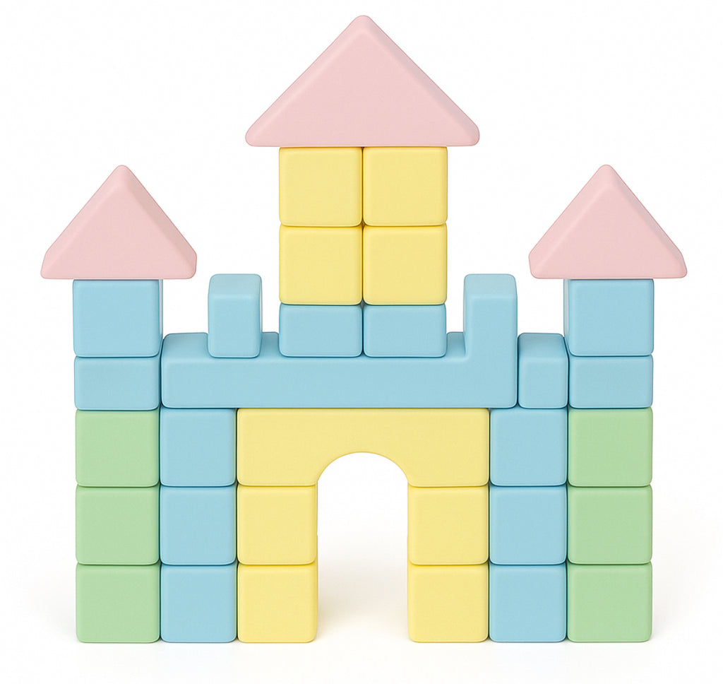 Building Blocks for Children, Pack of 45 Magnetic Building Blocks, Magnetic Toy Children, Magnetic Toy from 3 4 5 6 7 8 Gift for