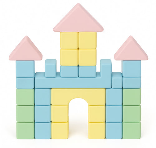 Building Blocks for Children, Pack of 45 Magnetic Building Blocks, Magnetic Toy Children, Magnetic Toy from 3 4 5 6 7 8 Gift for